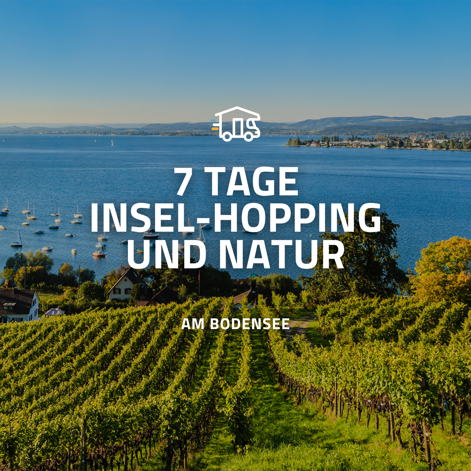 7 Tage Insel-hopping und Natur am Bodensee