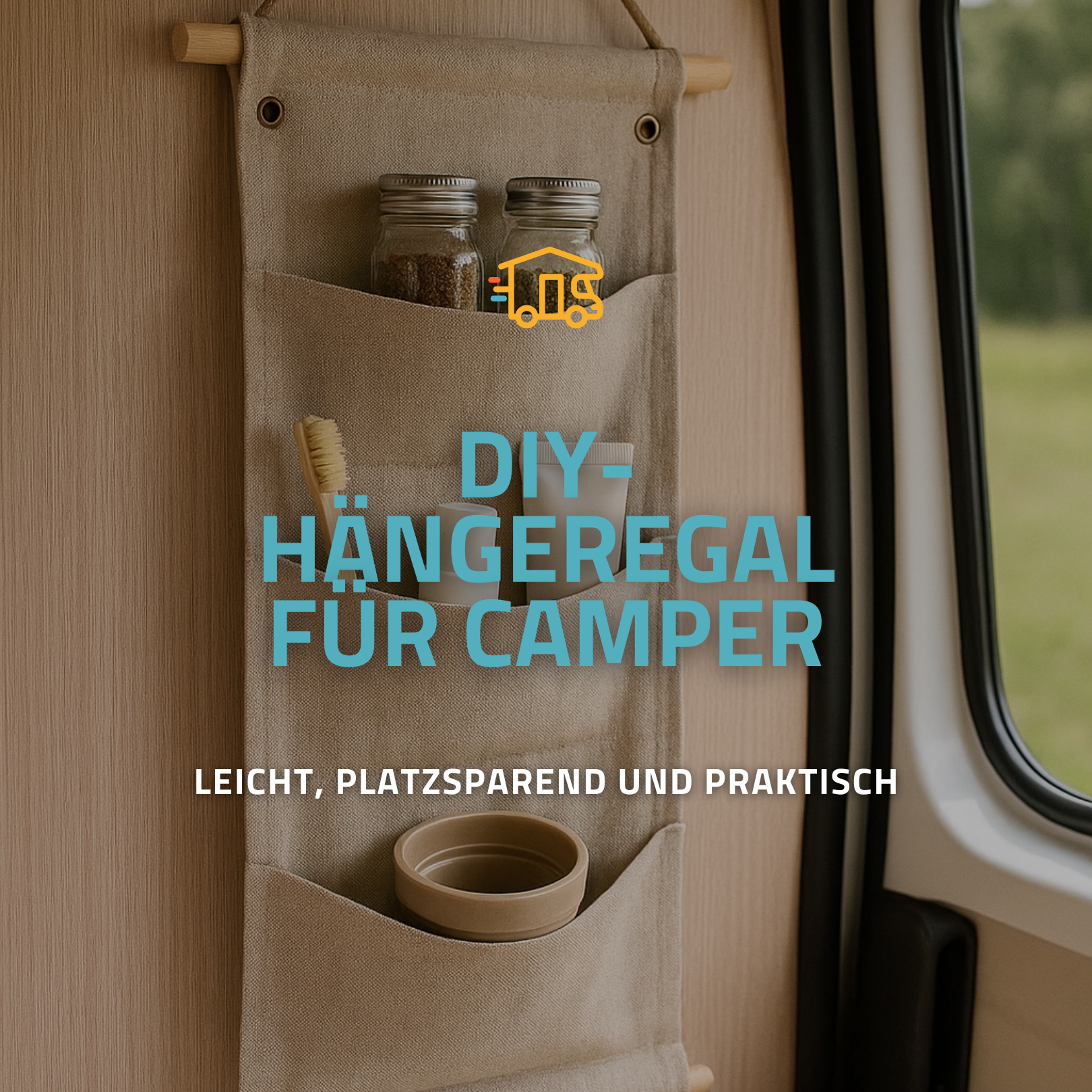 DIY- Hängeregal für Camper